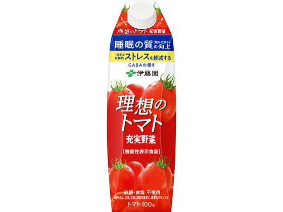 伊藤園 充実野菜理想のトマトキャップ付き 1L 伊藤園 充実野菜理想のトマトキャップ付き 1L
