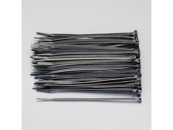 エスコ 結束バンド 耐薬品性 100本 PP 200×4.6mm