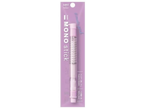 トンボ鉛筆 ホルダー消しゴム モノスティック ミュートピンク JCC-121G トンボ鉛筆 ホルダー消しゴム モノスティック ミュートピンク JCC-121G
