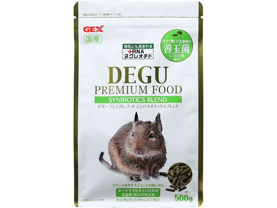 ジェックス デグー プレミアム フード シンバイオティクスブレンド 500g ジェックス デグー プレミアム フード シンバイオティクスブレンド 500g