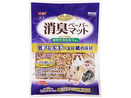 ジェックス ハムキュート 消臭ペーパーマット 400g