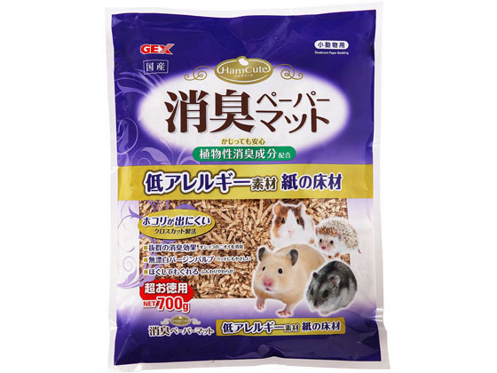 ジェックス ハムキュート 消臭ペーパーマット 700g