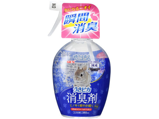 ジェックス ウサピカ 消臭剤 ヒノキの香り 380ml ジェックス ウサピカ 消臭剤 ヒノキの香り 380ml