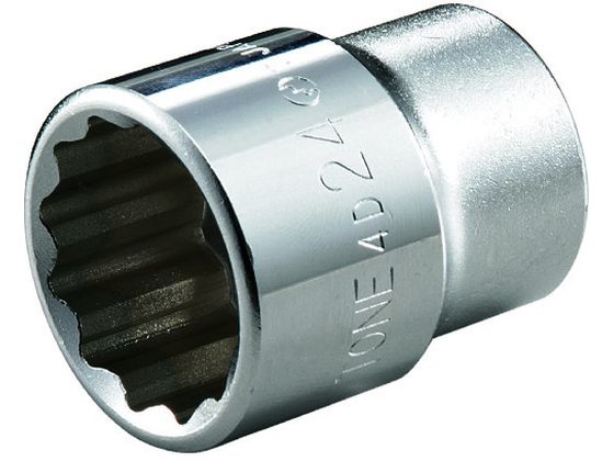 TONE ソケット(12角) 24mm 4D-24 TONE ソケット(12角) 24mm 4D-24