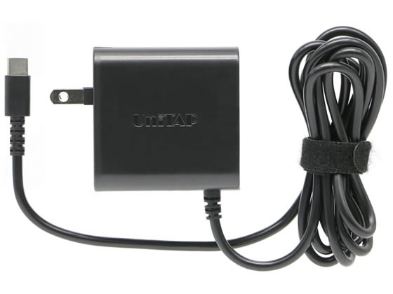 プリンストン ケーブル一体型急速充電器 ブラック PPS-PD45C