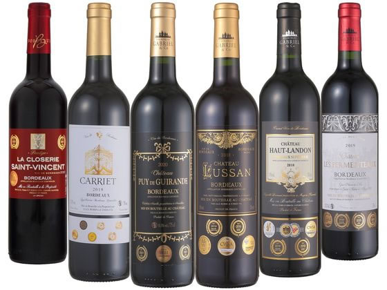 巴ワイン フランス ボルドー合計26冠獲得金賞ワイン6本セット 巴ワイン フランス ボルドー合計26冠獲得金賞ワイン6本セット