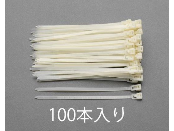 エスコ 結束バンド リリースタイプ 100本 250mm EA475ER-250