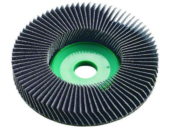 TRUSCO GPディスクホイールソフト 斜め植え Φ100 5枚入 120# GP100S