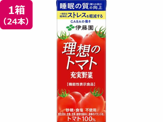 伊藤園 充実野菜理想のトマト 200ml×24本 伊藤園 充実野菜理想のトマト 200ml×24本