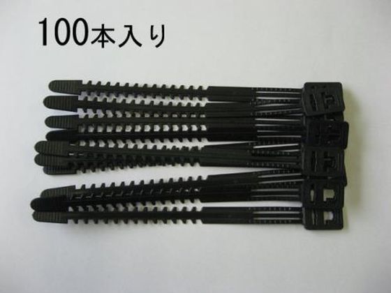 エスコ ACコード用バンド 黒 100本 160mm EA475HA-2