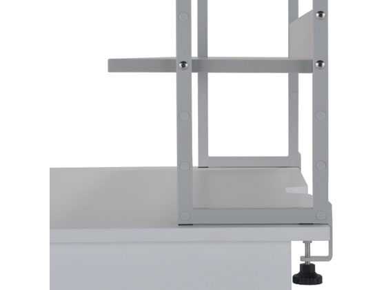 KDWT-147-UT 上棚　1個 1400㎝ シンプルデスク用 カグクロ デスク用上棚・机上ラック W1400専用 ホワイト KDW-147-UTが