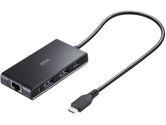 サンワサプライ USBハブ付2.5ギガビットLANアダプタ USB-3TCLS8BK サンワサプライ USBハブ付2.5ギガビットLANアダプタ USB-3TCLS8BK