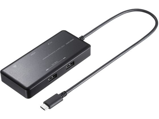 サンワサプライ USB Type-Cドッキングステーション USB-DKM7BK サンワサプライ USB Type-Cドッキングステーション USB-DKM7BK