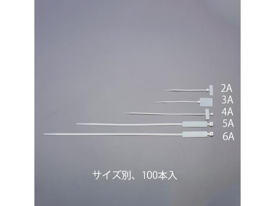 エスコ マーカーバンド 100本 200×2.5mm 8×25mm EA475HB-4A