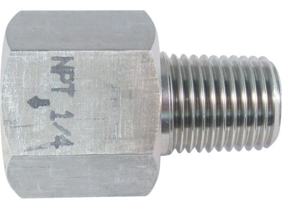 ASOH ステンレス製 変換内外ソケット 外PT1／4×内NPT1／4 NF-8322