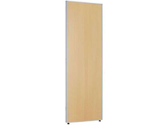 ●外寸法：幅６００×奥行３２×高さ１８００ｍｍ●パネル厚さ：３２ｍｍ●材質：パネル／ハニカムコア、メラミン化粧板、フレーム／アルミ、アジャスター／ＡＢＳ●質量：８．７７ｋｇ●機能：アジャスター機能●カ