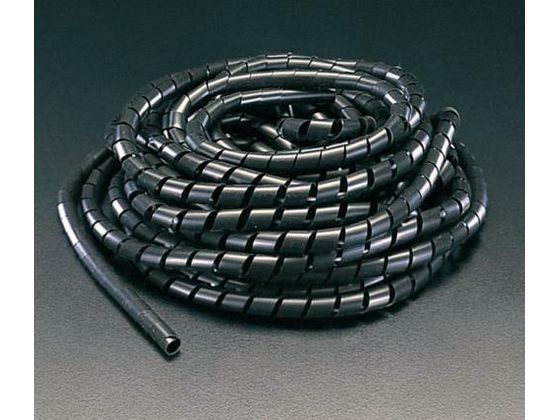 ●色：黒●内径：９．２ｍｍ●最大結束径：３０ｍｍ●材質：ポリエチレン●全長：１０ｍ●耐熱温度：７５℃●ラッピング範囲：７．５〜３０ｍｍ●電線などを簡単に束ねられます●希望の長さにカットして使用して下さ