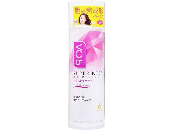 サンスター VO5 スーパーキープヘアスプレイ エクストラハード パールローズ 330g