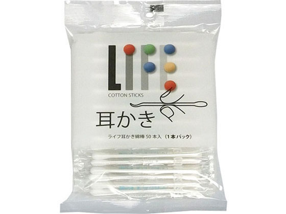 平和メディク ライフ 耳かき綿棒 袋入 50本が176円 ココデカウ 平和メディク ライフ 耳かき綿棒 袋入 50本が176円 ココデカウ