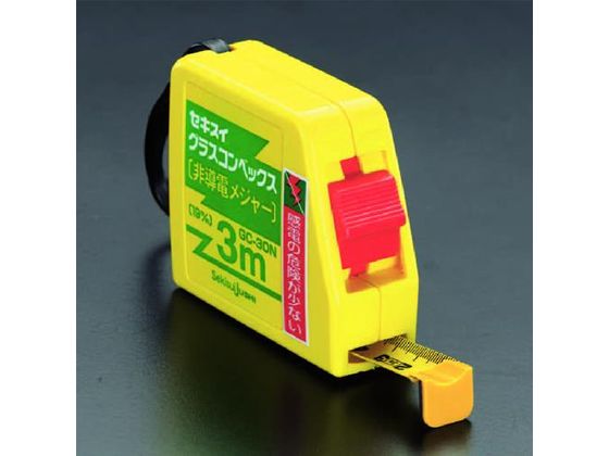エスコ グラスファイバー絶縁メジャー 腰袋付 19mm×3m EA720AC-13