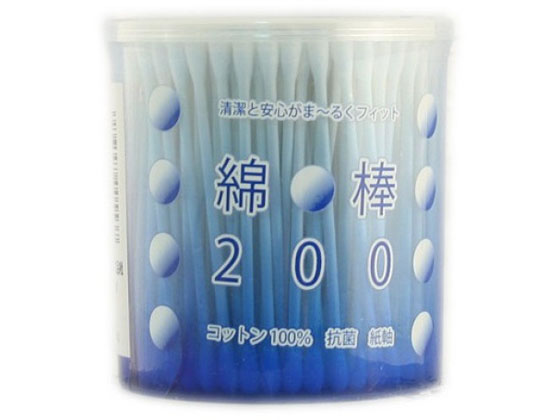 平和メディク 綿棒 200本 円筒ケース入り