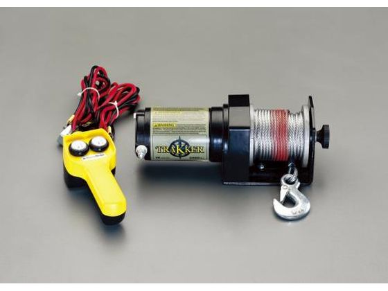エスコ 電動ウィンチ 直流 DC12V 900kg EA840DK-1