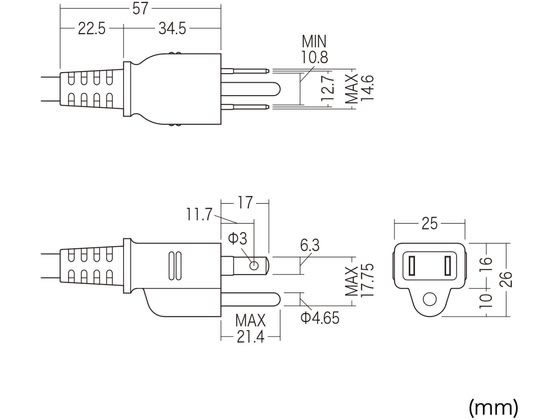 サンワサプライ 漏電ブレーカータップ(3P・6個口・1m) TAP-BR36LN-1が