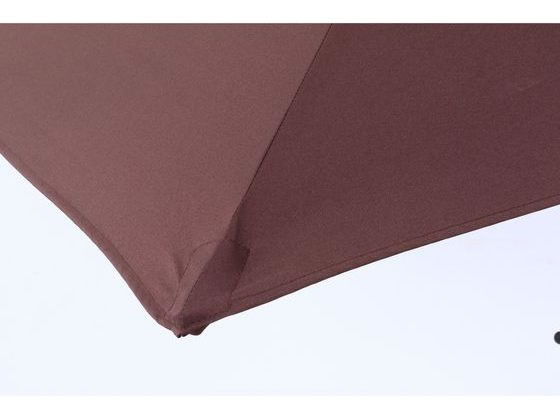 不二貿易 アルミパラソル 240cm ブラウン 37852が6,501円 通販