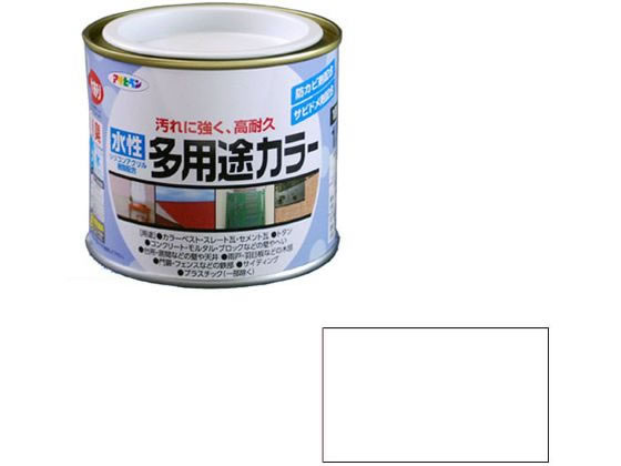 アサヒペン 水性多用途カラー 1／5L 白