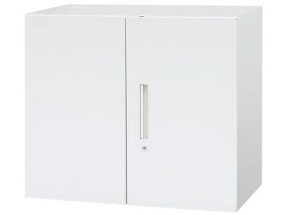 ●外寸：幅８８０×奥行４００×高さ７５０ｍｍ●カラー：ホワイト●材質：本体・扉／スチール（粉体塗装）●鍵：シリンダー錠●付属品：棚板×１枚、鍵×２本、連結用部材●重量：２１．９ｋｇ●耐荷重：４０ｋｇ※