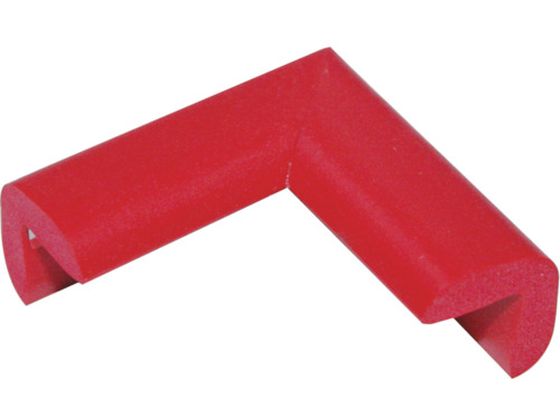 TRUSCO 安心クッションコーナー用 極細 レッド TAC-73