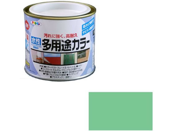 アサヒペン 水性多用途カラー 1／5L ライトグリーン