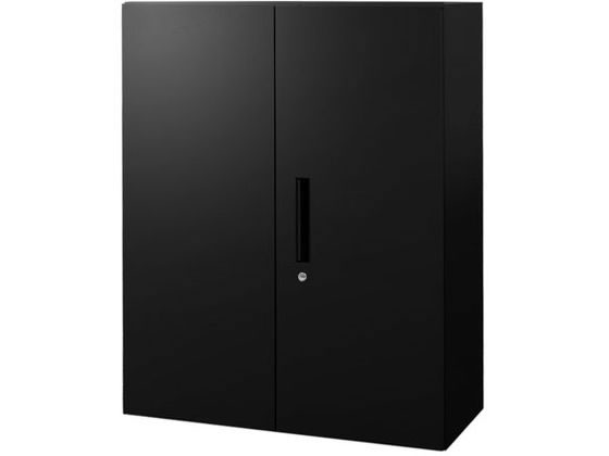 ●外寸：幅８８０×奥行４００×高さ１１１０ｍｍ●カラー：ブラック●材質：本体・扉／スチール（粉体塗装）●鍵：シリンダー錠●付属品：棚板×２枚、鍵×２本、連結用部材●重量：２８．１ｋｇ●耐荷重：４０ｋｇ