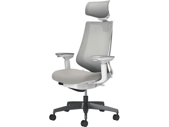 コクヨ チェア デュオラ2 ブラック脚 メッシュ ソフトグレー コクヨ チェア デュオラ2 ブラック脚 メッシュ ソフトグレー