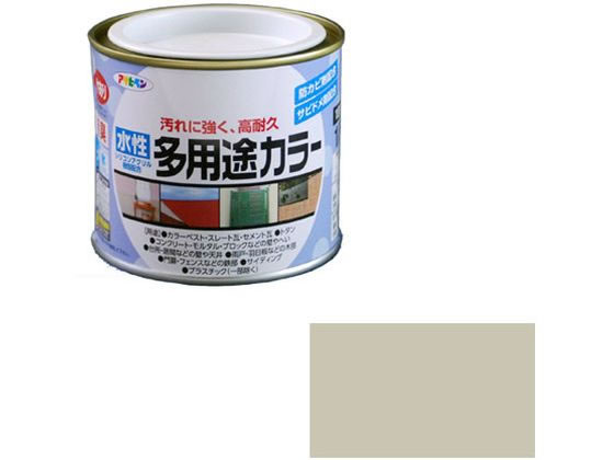 アサヒペン 水性多用途カラー 1／5L ソフトグレー