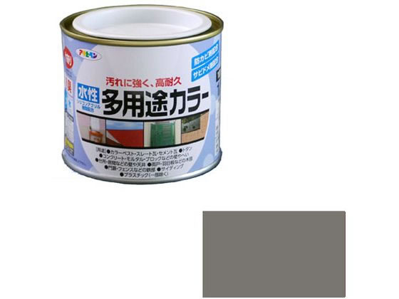 アサヒペン 水性多用途カラー 1／5L グレー
