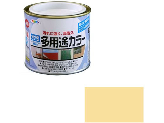 アサヒペン 水性多用途カラー 1／5L クリーム