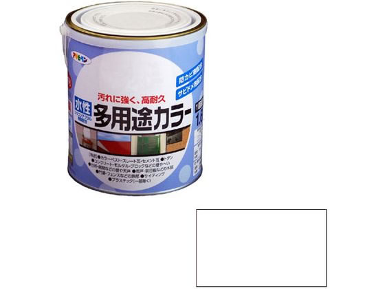 アサヒペン 水性多用途カラー 1.6L 白