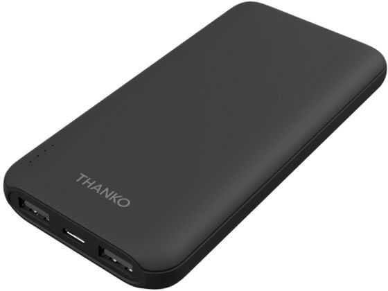 THANKO 10000mAhモバイルバッテリー TKMB25HBK-BT10000 THANKO 10000mAhモバイルバッテリー TKMB25HBK-BT10000