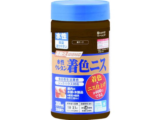KANSAI 水性ウレタン着色ニス 300ML 新チーク #00707653642300