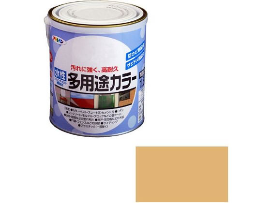 アサヒペン 水性多用途カラー 1.6L シトラスイエロー