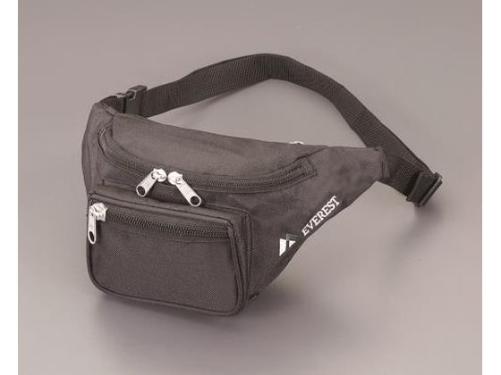 エスコ ウエストポーチ ブラック 342×88×139mm 2.0L EA927CK-16