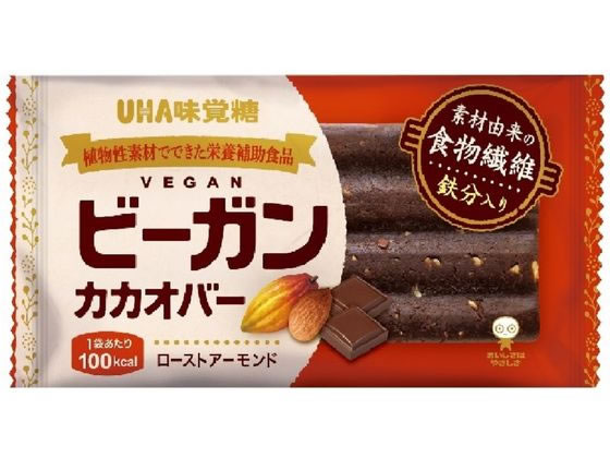 UHA味覚糖 ビーガンカカオバー ローストアーモンド 1本 UHA味覚糖 ビーガンカカオバー ローストアーモンド 1本