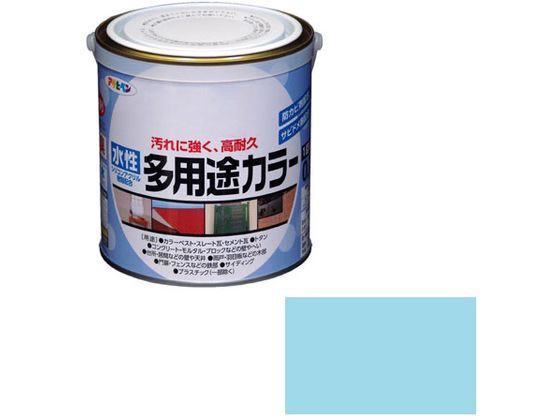 アサヒペン 水性多用途カラー 0.7L 水色