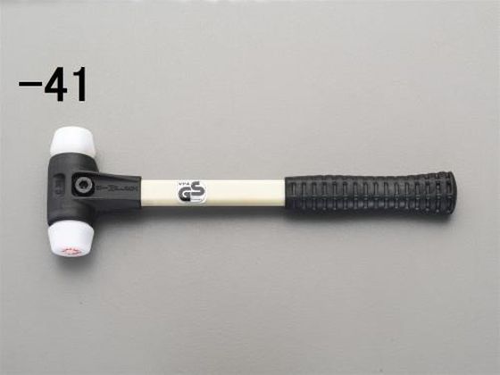 エスコ ハンマー プラスチック ミディアムハード G・Fハンドル 860g 40mm