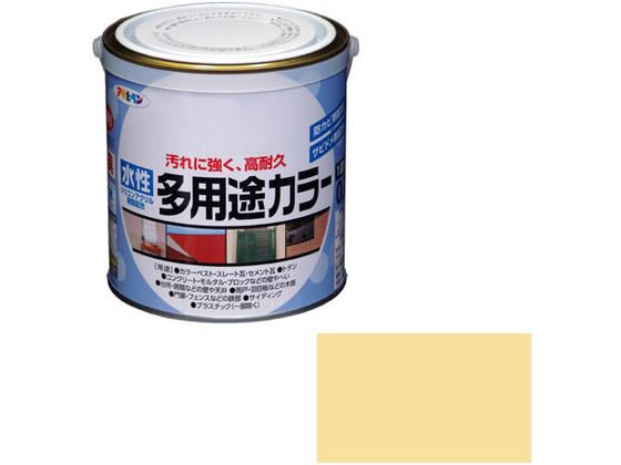 アサヒペン 水性多用途カラー 0.7L クリーム