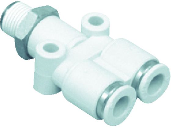 CKD ニュージョイント Y形チーズタイプ 適合チューブ外径:4mm 接続口径R1/8 GWY4-6 CKD ニュージョイント Y形チーズタイプ 適合チューブ外径:4mm 接続口径R1/8 GWY4-6