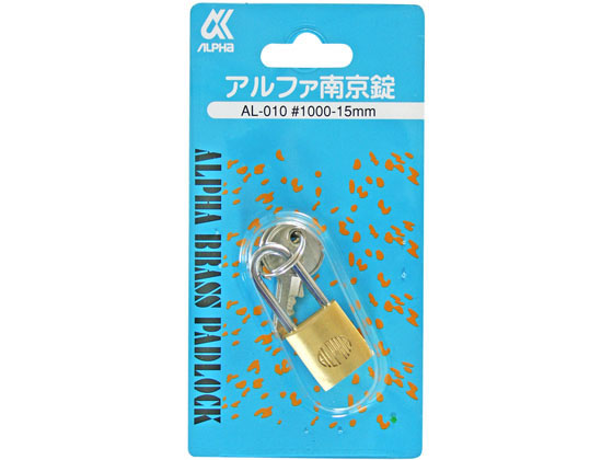 WAKI アルファ南京錠 #1000-15 AL-010 WAKI アルファ南京錠 #1000-15 AL-010