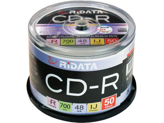 RITEK データ用CD-R 50枚 CD-R700WPX50CKC