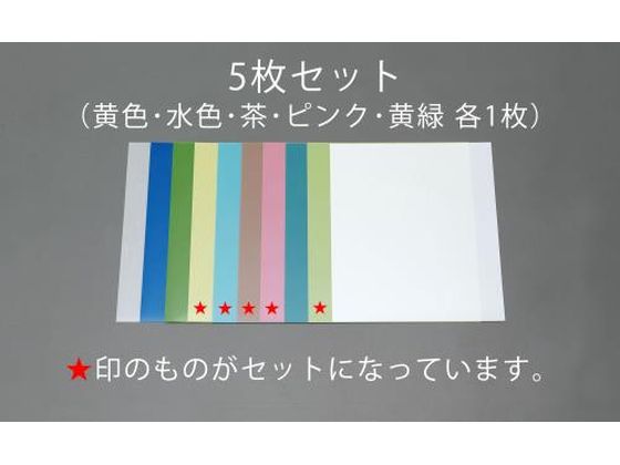 エスコ 超精密仕上研磨シート 5枚組 EA366MR